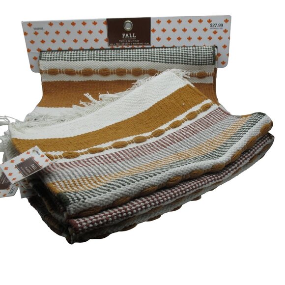 Hobby Lobby Other - Fabric Printed Cotton Table Runner & 4 Placemats Boho Cottagecore MULTICOLOR NWT